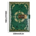 thumbnail image 3 of Meitianfacai Vintage B6 Notebook Password-protected Journal Lockable Diary Notebook Student Stationery B6 Size Journal Notebook Style Password Diary Locking N, 3 of 7