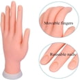 thumbnail image 2 of Plastic Flexible Soft Template Training Manicure For Nail Fingerss Removable Education, 2 of 4