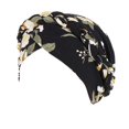 thumbnail image 3 of Women Turban Head Wrap Pre-Tied Bonnet Beanie Hat Sleeping Cap Headwrap, 3 of 8