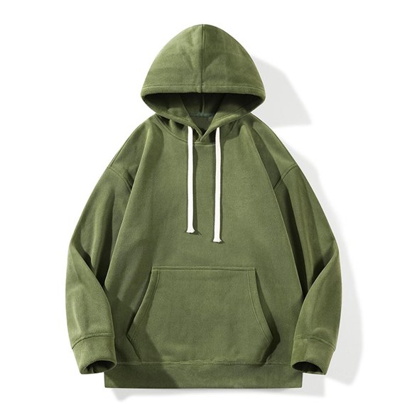 Lightweight Mens Hoodie Men Light Sweater Winter Shirts for Men Men's Fleece Pullover Hoodie Baggy Sweatshirt Men Pullover Sweatshirt, Green, M