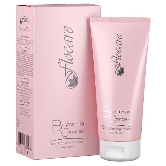 Flocare Vitamin C, Kojic Acid and Alpha Arbutin Skin Brightening Face Moisturising Cream For men and women. Paraben Free Cream for all skin type. 60 g