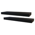 thumbnail image 1 of Hometrends 18 inch Black Floating Shelves - 2 PC Set, 1 of 8