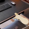 thumbnail image 1 of BELOVING Computer Arm Rest Desk Extenders Clamp Comfortable Ergonomic Wrist Rest Extenders Armrest Support for Home Office Gaming Desk Beige, 1 of 8