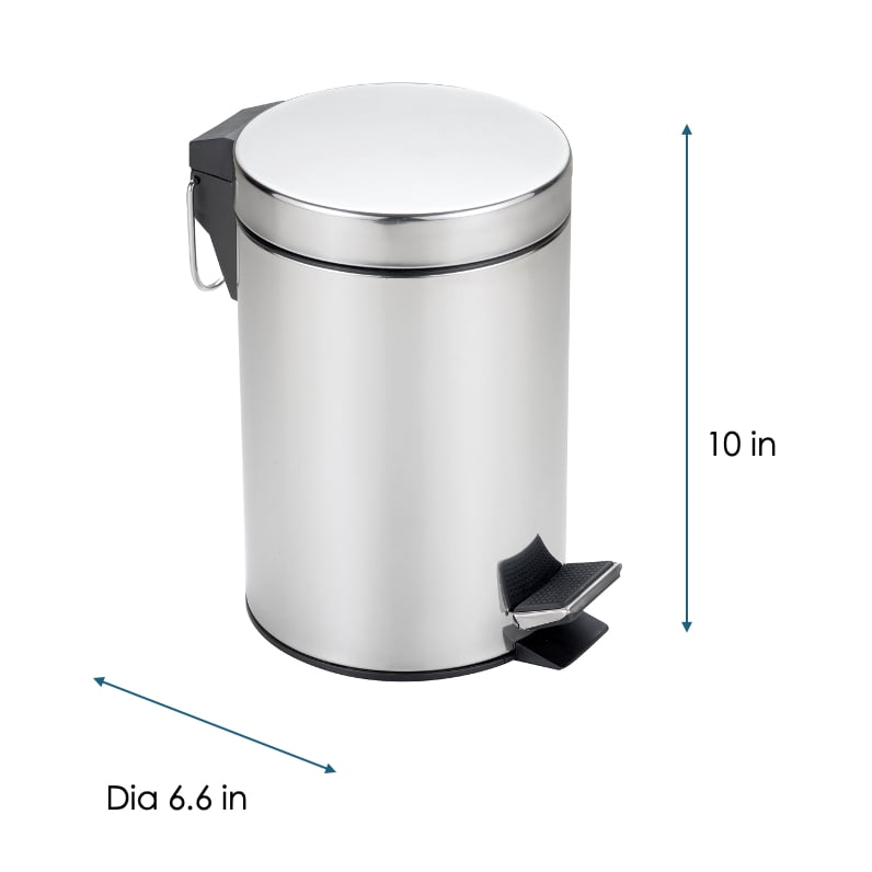 Poubelle ronde avec pédale de 3 l de Mainstays