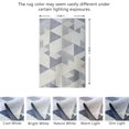 thumbnail image 2 of JV Home Area Rug Arrow Grey 4'x6' Washable Carpet Anti Slip, 2 of 6