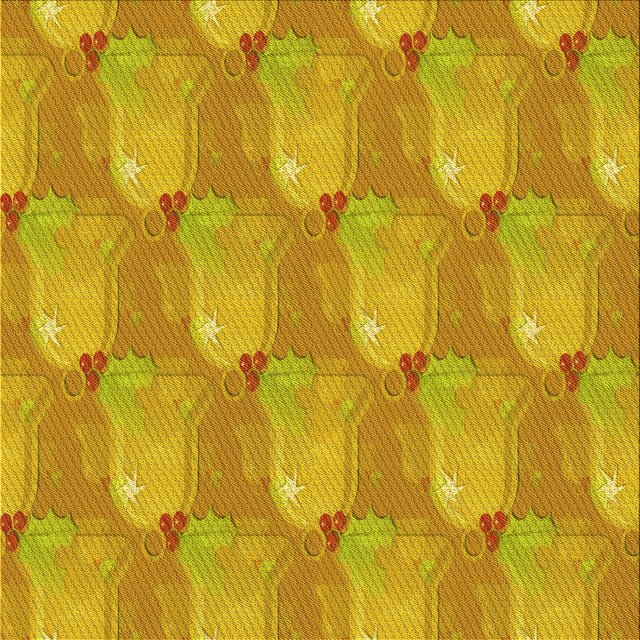 Ahgly Company Tapis d'Intérieur Lavables en Machine, Carrés de Transition, Jaune Foncé, 8' Carré