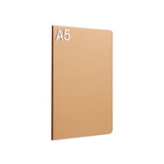 Summer Special Savings Office Pencil Case!Kyusrd A5 Kraft Paper Notebook Student Ordinary Exercise Book Environmentally Friendly Kraft Paper Horizontal Line Notebook