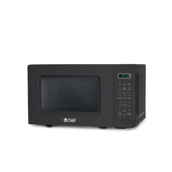 Micro-ondes Commercial Chef de 0,7 pi³ avec 10 niveaux de puissance, micro-ondes de 700 W avec affichage numérique, micro-ondes de comptoir