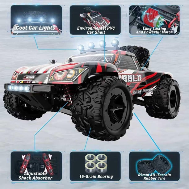 Zonao Voiture Télécommandée pour Garçons Enfants 5-7, Échelle 1:18 Voitures RC Haute Vitesse Voiture de Course avec Phare DEL, Jouets de Voiture Anniversaire pour Garçons Filles (Requiert 5 Piles AA Zonao Voiture Télécommandée pour Garçons Enfants 5-7, Échelle 1:18 Voitures RC Haute Vitesse Voiture de Course avec Phare DEL, Jouets de Voiture Anniversaire pour Garçons Filles (Requiert 5 Piles AA