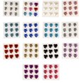 thumbnail image 4 of 10 Sheets Rhinestone Stickers Children Hand Acrylic Decals Three-dimensional Student DIY Love Heart Crafts Label Table Party White Pearl, 4 of 6