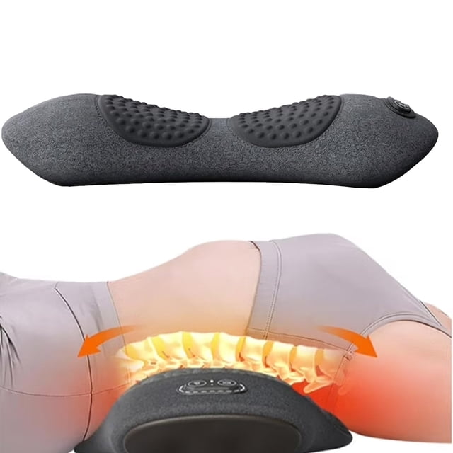 3 in 1 Back Massager, Triple Fusion Back Massager for Sciatica, with Electric Traction Lifting & Heat Compress, All-Round Support, Relieve Neck/Shoulder Discomfort