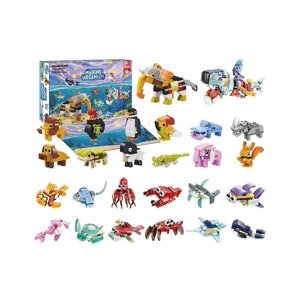 Creatures aquatiques Bâtiment Blocs Jouet Blind Box-Vinsniv