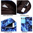 thumbnail image 4 of Sac à Dos pour Enfants Sac d'École pour Enfants Voyage Randonnée Cadeau Réglable Bretelles de Parapluie Boîte à Stylos Sac de Rangement Bleu, 4 of 9