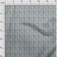 thumbnail image 2 of oneOone Silk Tabby Fabric Leaves & Swirl Block Printed Craft Fabric BTY 42 Inch Wide, 2 of 4