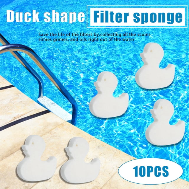 BKER 10Pc Oil Absorbing Filter From Pool For Swimming Grime Sponge Pools Swimming