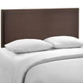 thumbnail image 1 of Region Queen Nailhead Upholstered Headboard - Dark Brown, 1 of 4