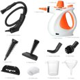 thumbnail image 3 of Handheld Pressurized Steam Cleaner with 9-Piece Accessory Set, Multi-Purpose Basics Surface All Natural Chemical-Free Steam for Home Auto Patio More, 3 of 7