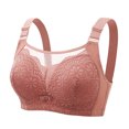 thumbnail image 4 of Training Bras Women Full-Coverage Bra Feature V-Neck Nursing Bra Style W-877 Red-a 46, 4 of 4