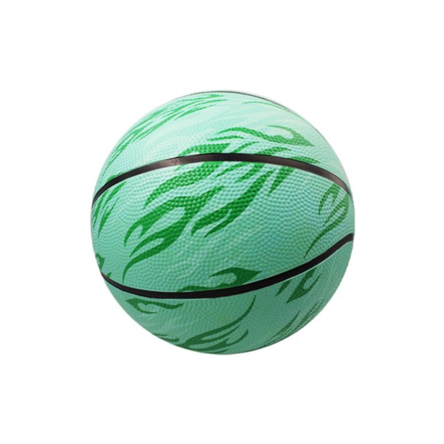 Wweixi Eco-friendly Ingredients Exquisite Craft Kids Basketball For Greener Future Green- size 5 1Set