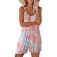 thumbnail image 2 of ORUYROP SNUGWIND Femmes Casual Sans Manches Sangle Lâches Combinaisons Réglables Stretch Shorts Romper avec Poches, 2 of 4