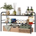 thumbnail image 1 of NETEL Under Sink Organizers and Storage 2 Tier Expandable Under Cabinet Organizer Shelf with 8 Removable Panels Expandable Shelf for Cupboard Kitchen Bathroom Shoe Storage Rack, 1 of 5