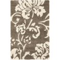 thumbnail image 1 of Safavieh Florida Shag Collection SG458-2879 Dark Brown and Smoke Area Rug (6' x 9'), 1 of 5