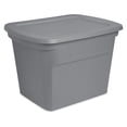 thumbnail image 1 of Sterilite 68 L Tote Box (Grey), 1 of 7