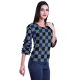 thumbnail image 3 of Moomaya Printed Ruffle Shirt Women Party Top Short T-Shirt Top Summer Clothing, 3 of 4