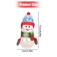 thumbnail image 3 of Storage rack Christmas Candy Jars Santa Snowman Ornament Plastic Candy Cookie Jar Containers Candy Storage Dish Home Decor Container Box Bottle For Children Xmas Holiday, 3 of 3