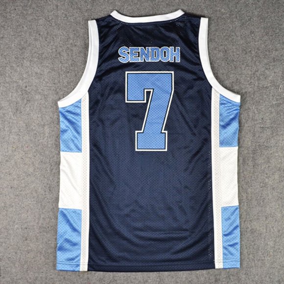 Anime Slam Dunk Ryonan SENDOH Chandail de Basketball 7# Uniforme Gilet Camisole Chemise Sans Manches Hauts Respirants