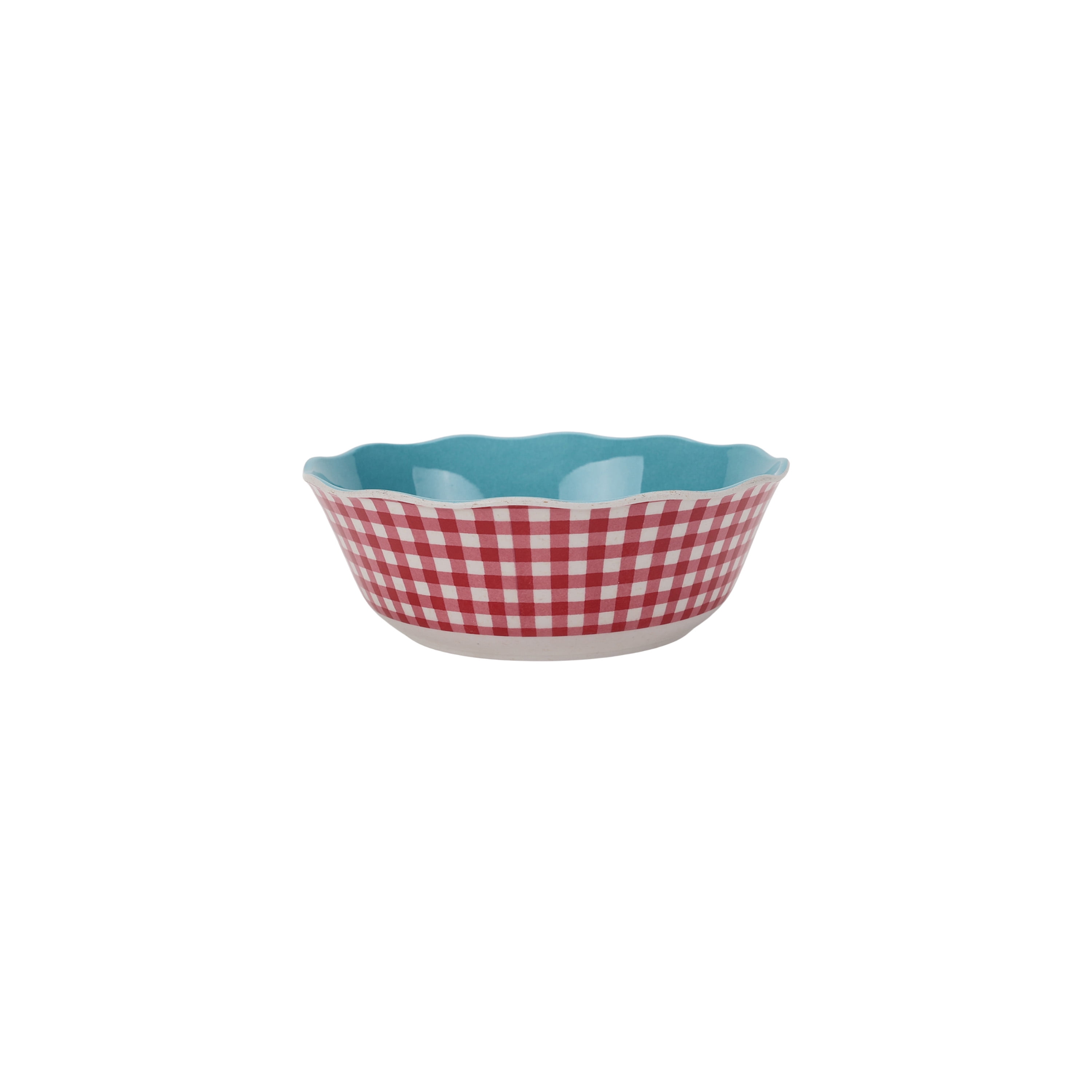 Hometrends Bol en Bambou Mélamine Cerise $6.5$ Inch, Bleu