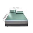 thumbnail image 2 of Ice Silk Cooling Mat, Summer Sleep Solution, Machine Washable, Foldable Mattress Topper, Soft Bed Cover, Enhanced Breathability, Home Comfort, 2 of 7