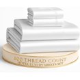 thumbnail image 1 of Softest Cotton Sheets Double Sheet Set Pc Set Thread Count Sateen Bedding Deep Pocket Sheets Cooling Sheets Double Size Sheets Breathable Bed Set (), 1 of 9