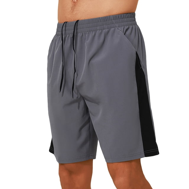 Plebaso Mens Athletic Shorts Quick Dry Lightweight Running Shorts Casual Drawstring Activewear Shorts