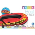 thumbnail image 5 of Intex Explorer 300 Compact Fishing 3 Person Raft Boat w/ Pump & Oars (2 Pack), 5 of 5