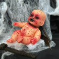 thumbnail image 5 of Halloween Decorations Haunted Doll Prop Scary Creepy Zombie Baby Ornament, 5 of 5