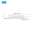 thumbnail image 2 of Unique Bargains 5Pcs 1 Ohm Resistors, 10W Ceramic Cement Resistor Power Cement Resistor Kit Tolerance 5% for Power Adapters Audio, 2 of 4
