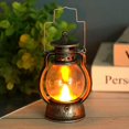 thumbnail image 1 of tredstone Lantern LED Oil Lamp Table Porch Cabin Winery Light Bronze Golden, 1 of 8