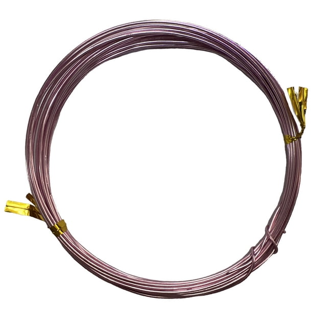 Maoww Craft Wires DIY Handicrafts Braided Thread Good Flexibility Durable Shiny Jewelry Lines Exquisite Design for Sculpturing Light Pink