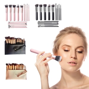 Marchés! Gspmoly Set de brosses de maquillage 14 P Ices of Makeup Brush Set Poudre molle F Oundation Maquillage Brosse Brosse douce Brosse de maquillage professionnelle
