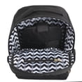 thumbnail image 3 of Sac à dos à couches multi-poches matelassé Chevron de Fisher-Price Morgan, noir, 3 of 6