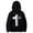 Black, variant on LUOGENLI Mens Hoodies Pullover Camo Male Long Sleeve Hooded Sweatshirt Solid Color Back Print Sweatshirt Men's Fashion Hoodies Pink Size S