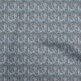 thumbnail image 1 of oneOone Georgette Viscose Dusty Blue Fabric Asian Kilim Craft Projects Decor Fabric Printed By The Yard 42 Inch Wide, 1 of 5