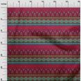 thumbnail image 2 of oneOone Cotton Poplin Fabric Geometric & Floral Block Printed Craft Fabric BTY 56 Inch Wide, 2 of 4
