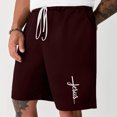 thumbnail image 2 of Diufon Men's Athletic Shorts Drawstring Waisted Outdoor Sport Shorts Spring Summer Hiking Shorts with Pockets, 2 of 4