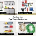 thumbnail image 2 of Rubbermaid FastTrack Wall Mounted Storage and Organization System Rail Horizontal 48" 2-Pack Holds up to 1750 pounds Each Rail fo, 2 of 7