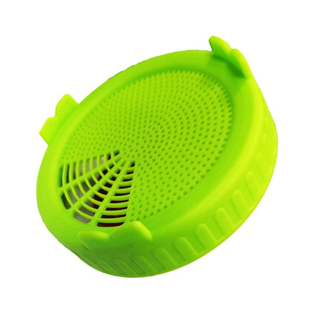 2pcs Grow Bean Sprouts Alfalfa Sprouting Lids Jar Seed Salad Sprouts Lids Plastic Jar Seed Sprouting Planting Lids