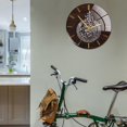 thumbnail image 3 of 11.8inch Large Art Round Muslim Wall Clock, Battery Powered Mute for Ramadan Eid, 3 of 8