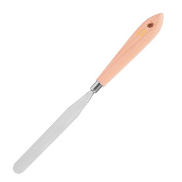 CIMAXIC Painting Spatula Painting Mixing Scraper Wooden Handle (17#),8.86"X0.79"X0.39"