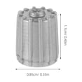 thumbnail image 4 of 10pcs Plastic Car Bicycle Tire Valve Stem Caps With Sealing Rings For Preventing Air Leakage Valve Stem Caps For Car Bike Motorcycle, 4 of 8